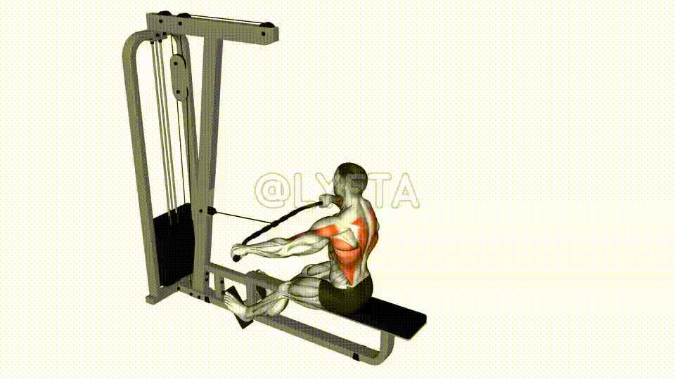 Reverse Grip Seated Cable Row